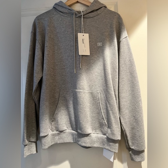 Celine COTTON/CASHMERE TRIOMPHE HOODIE
GREY / OFF WHITE - Picture 3 of 6